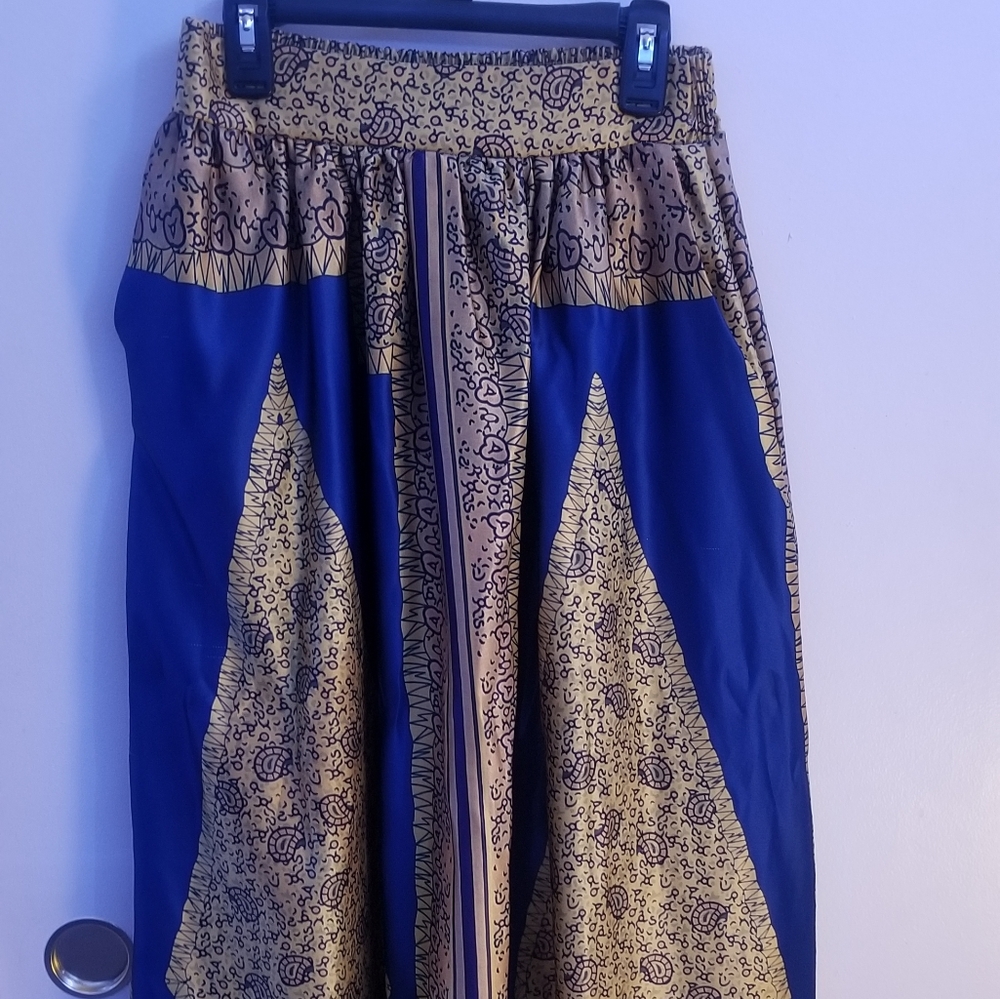 Full length African-inspired maxi skirt
